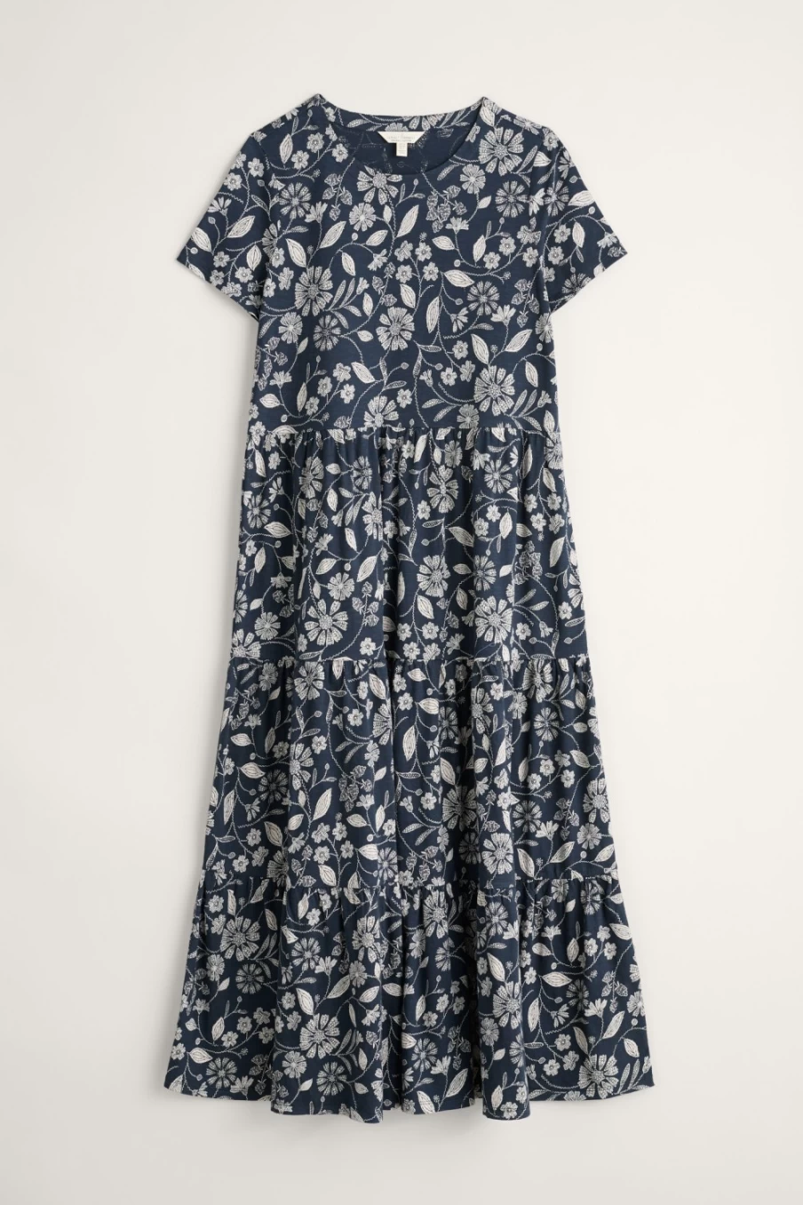 Seasalt Cornwall Women's Line Strokes Short Sleeve Summer Dress