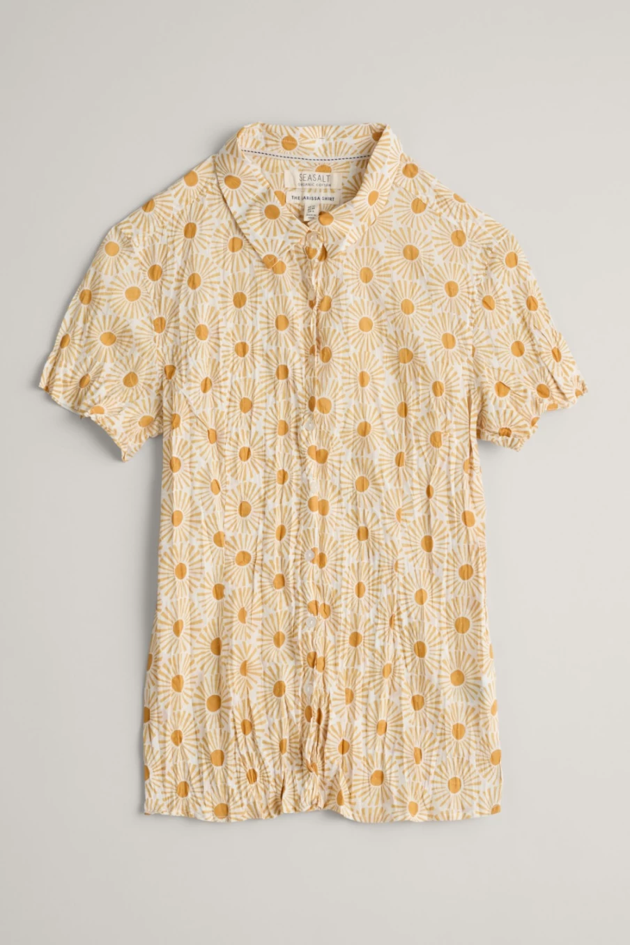 Seasalt Cornwall Women's Mrs Treloar Short Sleeve Shirt - Casual Summer Top