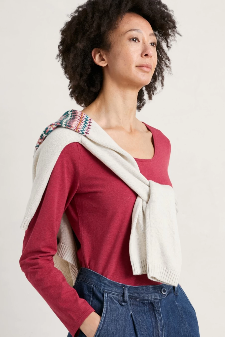 Seasalt Cornwall Women's Dahlia Breakwater Long Sleeve Top