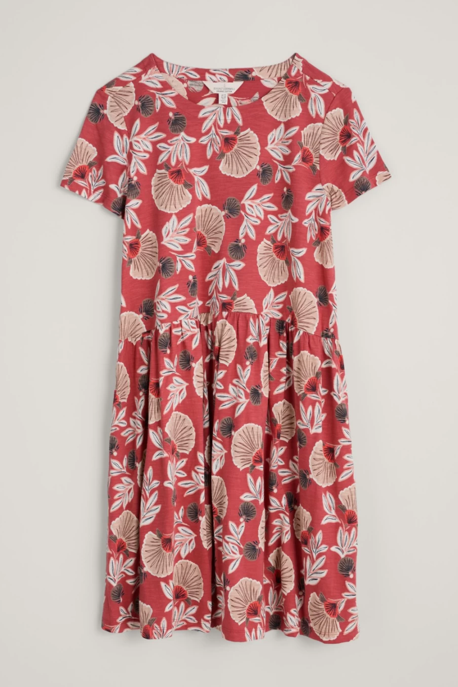 Seasalt Cornwall Women's Sea Mirror Jersey Dress - Short Sleeve Casual Summer Dress