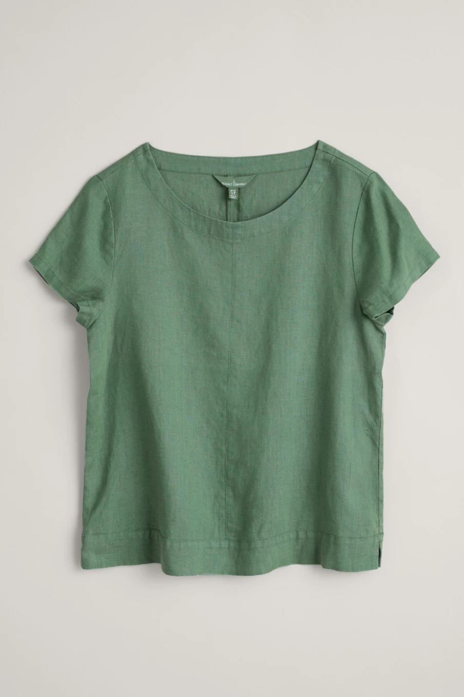 "Seasalt Cornwall Women's Cottage Stay Linen Top - Breathable Summer Blouse"