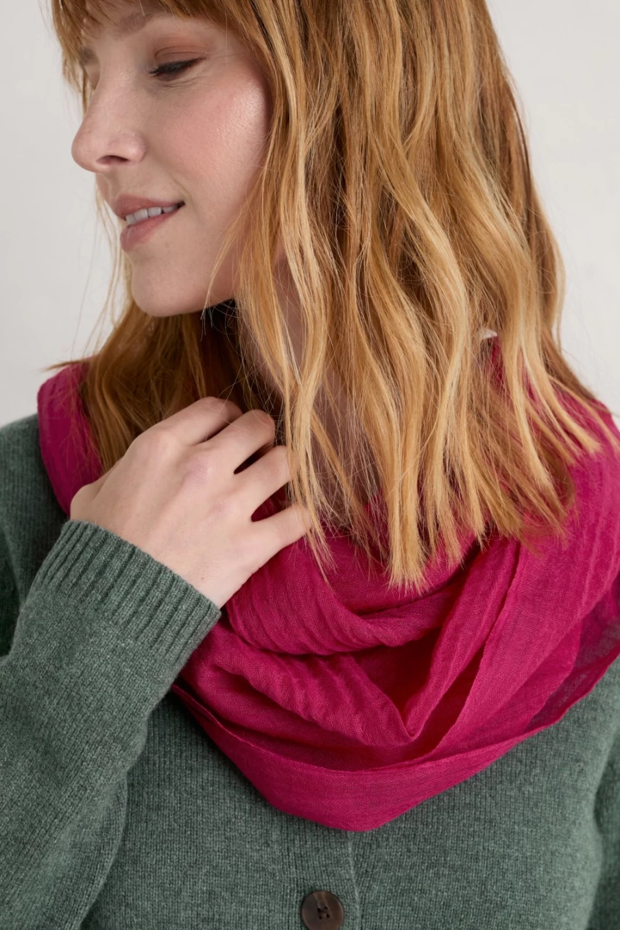 "Seasalt Cornwall Women's Pretty Useful Circle Scarf - Stylish & Versatile Winter Accessory"