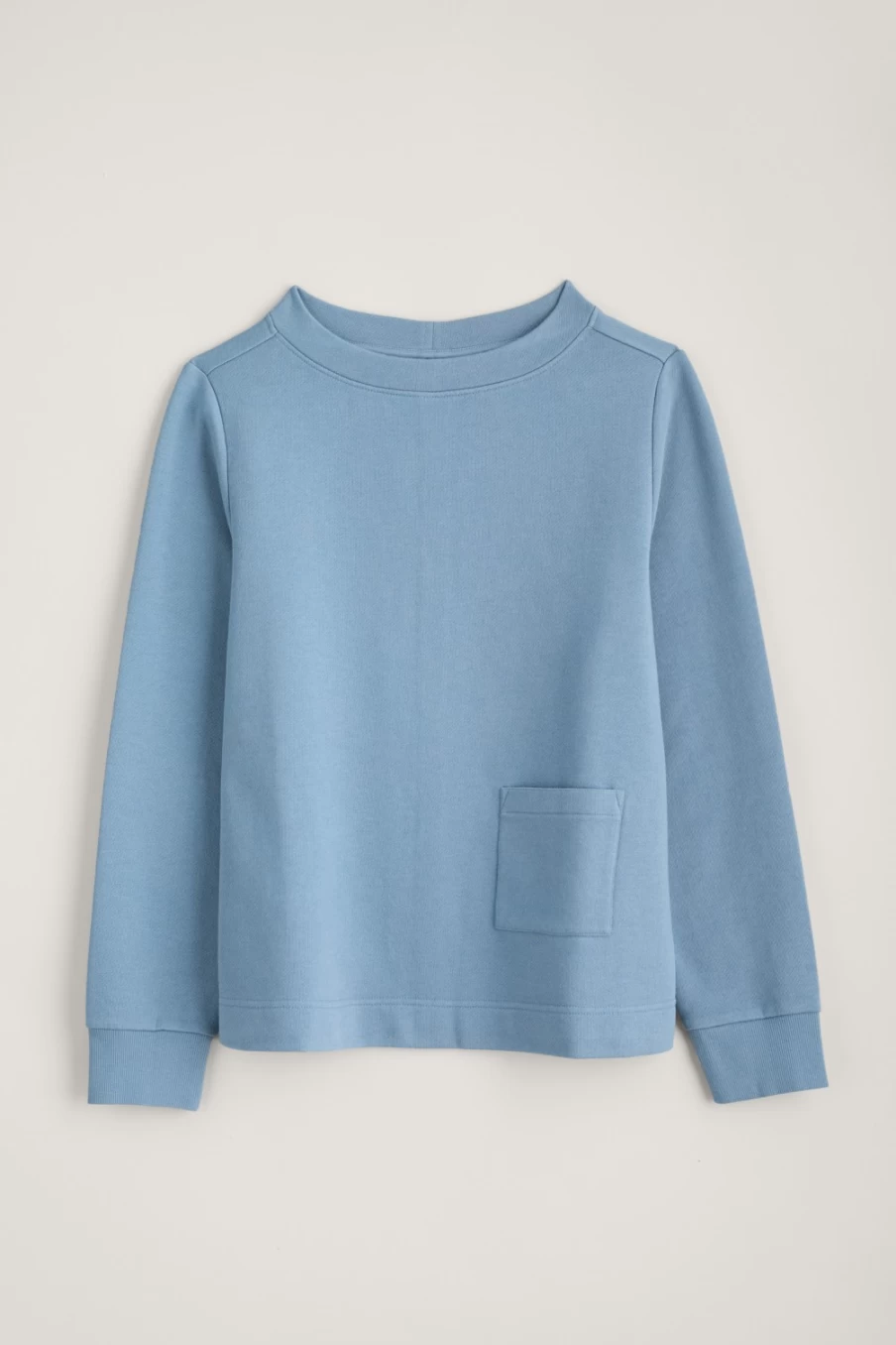 "Seasalt Cornwall Women's Cornflower Rippling Tide Loopback Jersey Sweatshirt"