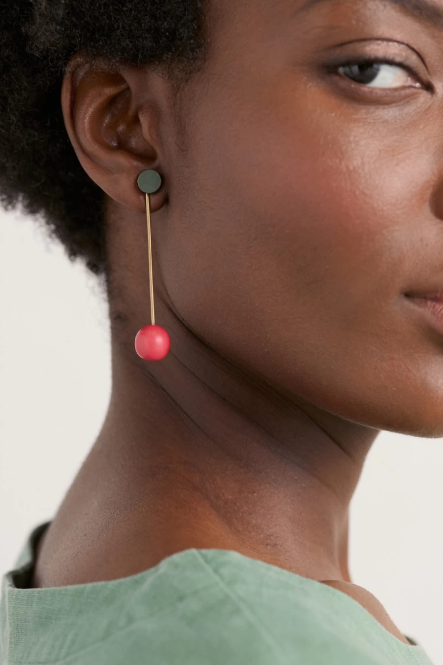 Seasalt Cornwall Women's Truthwall Multiwear Earrings in Purser Olive Mix - Versatile Stylish Design