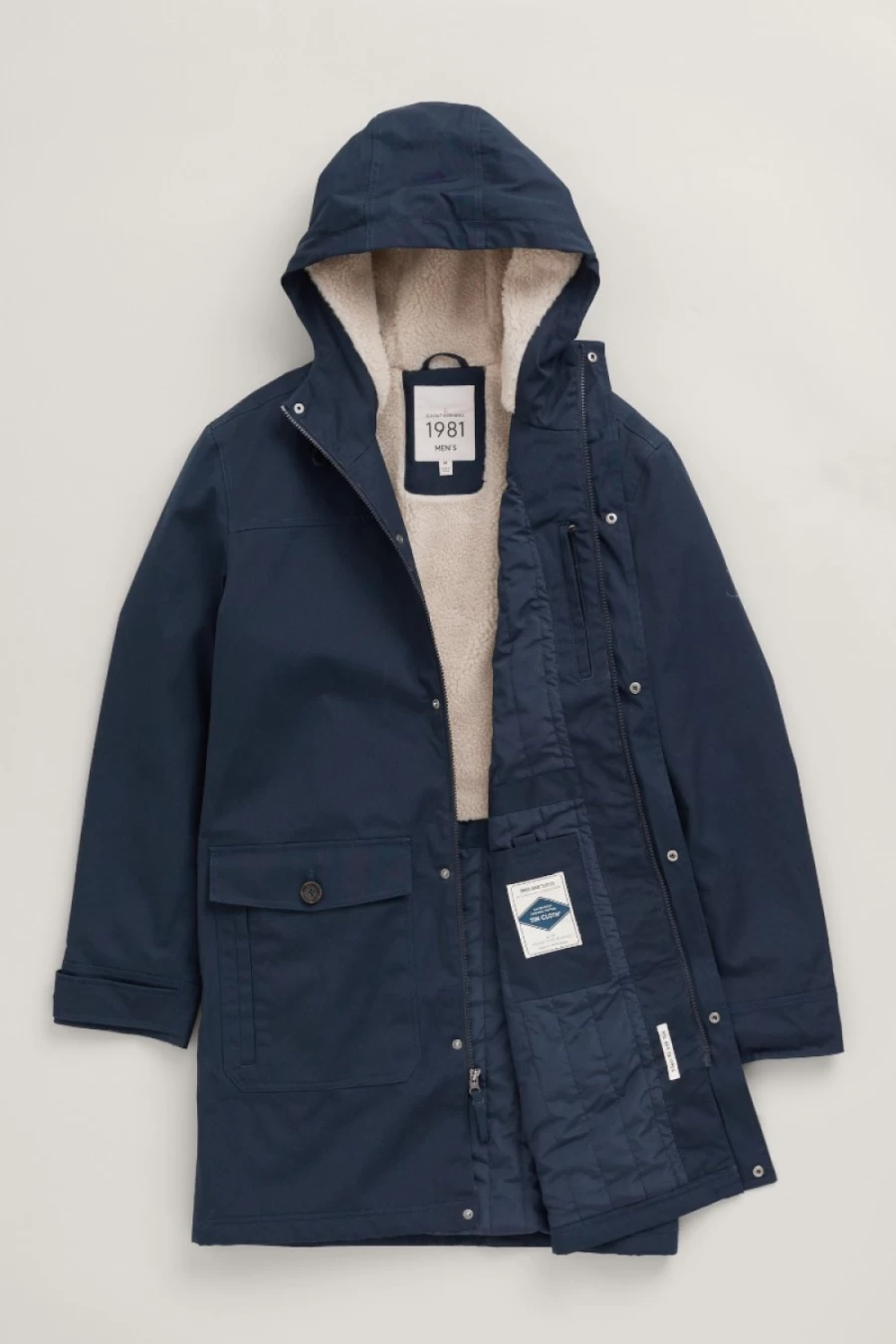 Seasalt Cornwall Men's Tidesman Waterproof Jacket – Outdoor Raincoat for Men