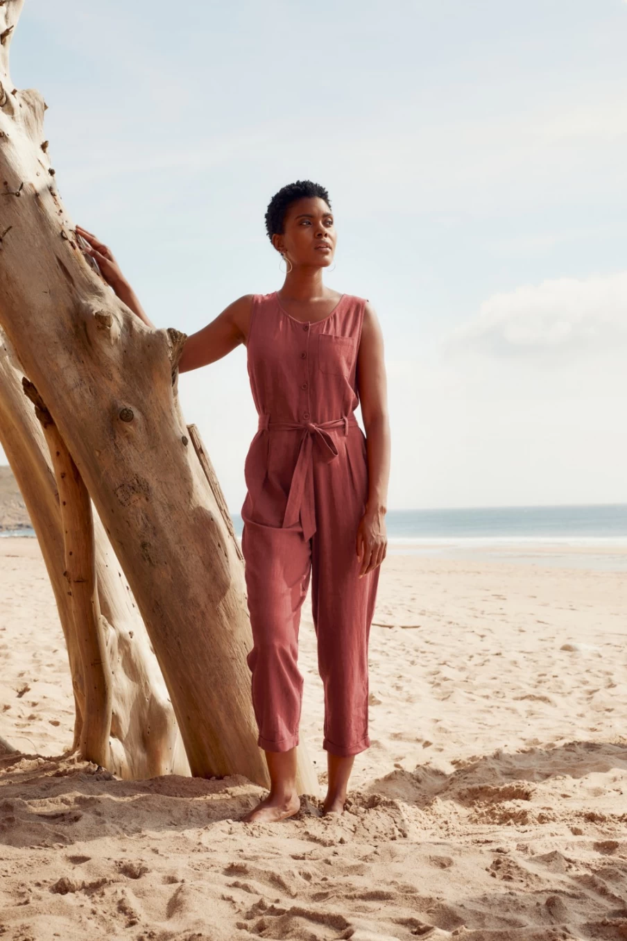 Seasalt Cornwall Women's Abbey Pool Sleeveless Jumpsuit - Summer Beach Romper