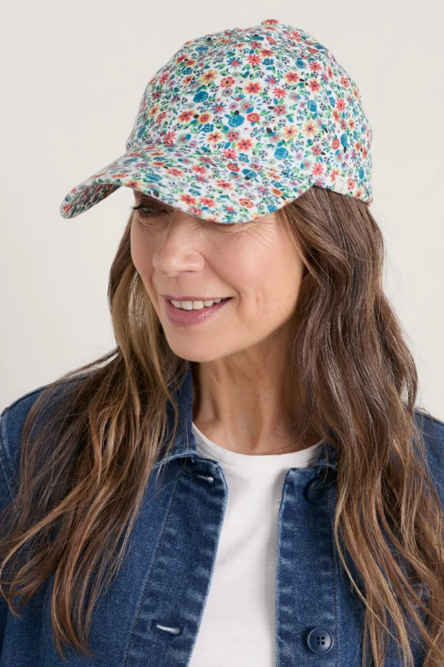 Seasalt Cornwall Women's Bright Spot Peaked Cap - Stylish Summer Hat for Women