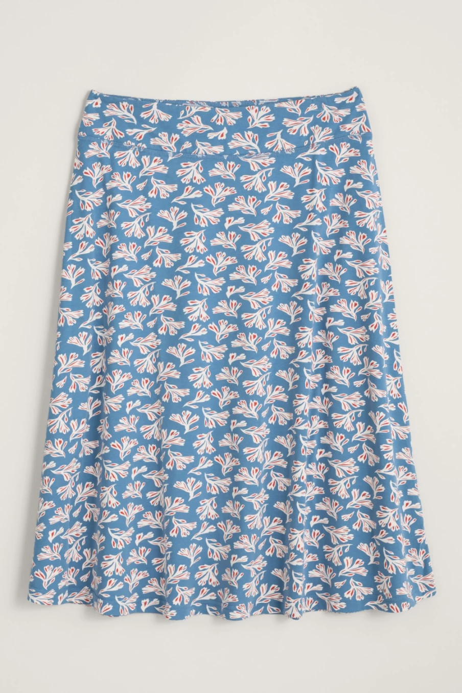 Seasalt Cornwall Women's Jessica Grace A-Line Jersey Skirt - Comfortable & Stylish Stretch Fit