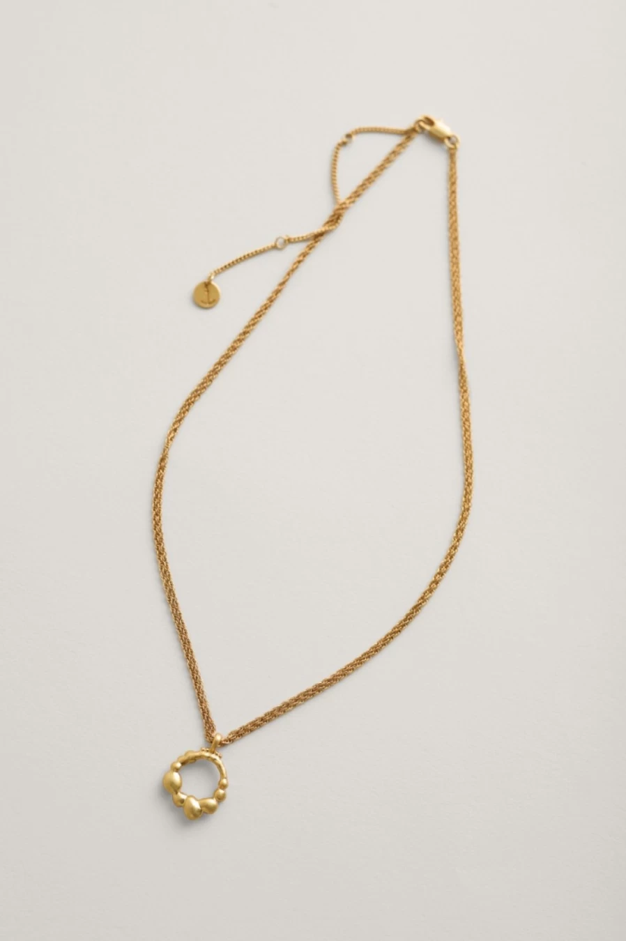 Seasalt Cornwall Women's Double Chain Pendant Necklace in Topaz Gold Mix - Rock Wray Style