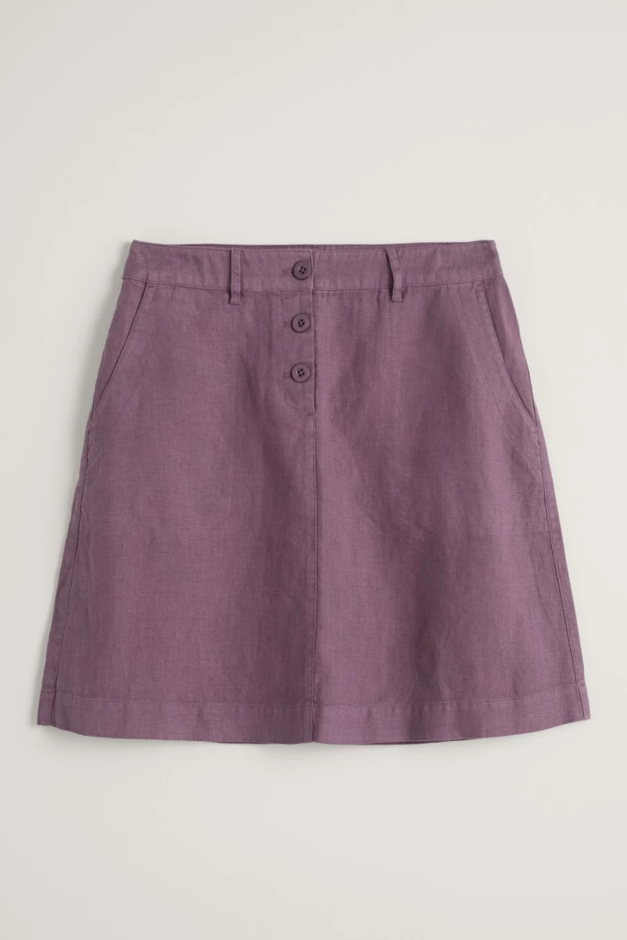 Seasalt Cornwall Women's Tree Ring Linen Skirt - Lightweight Summer Skirt