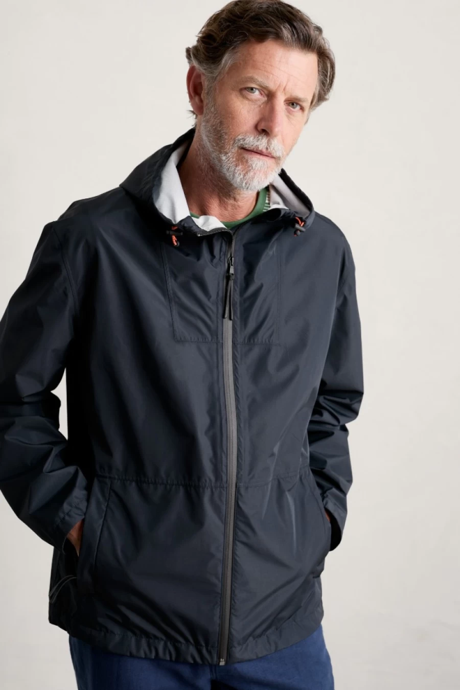 Men's Seasalt Cornwall Lightweight Waterproof Sailing Jacket in Inkwell
