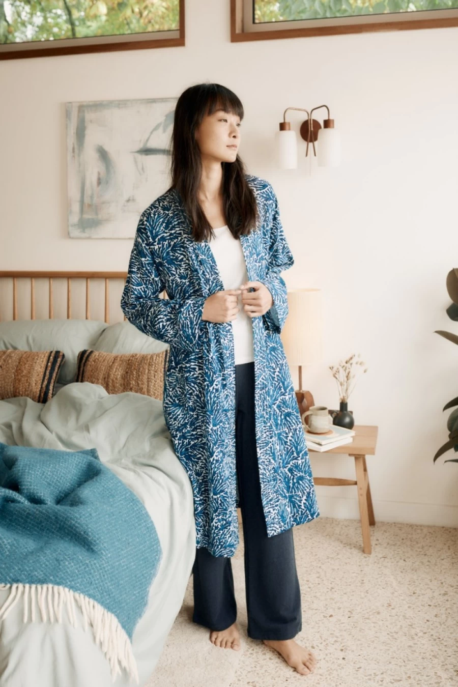 "Seasalt Cornwall Women's Pottering Gown - Comfortable & Stylish Loungewear"