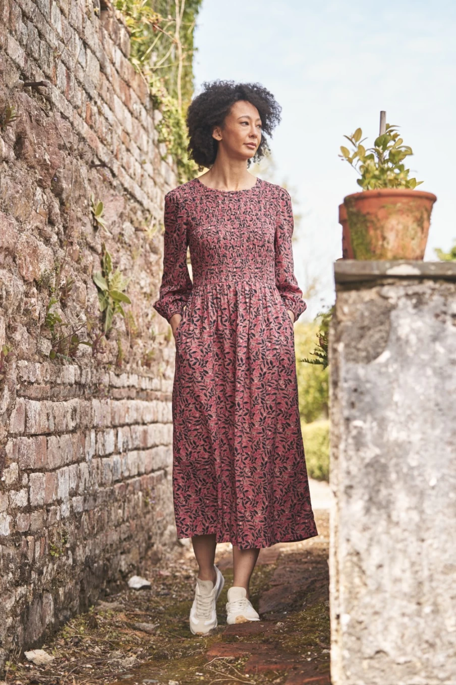 Seasalt Cornwall Women's Meadowsweet Floral Summer Dress