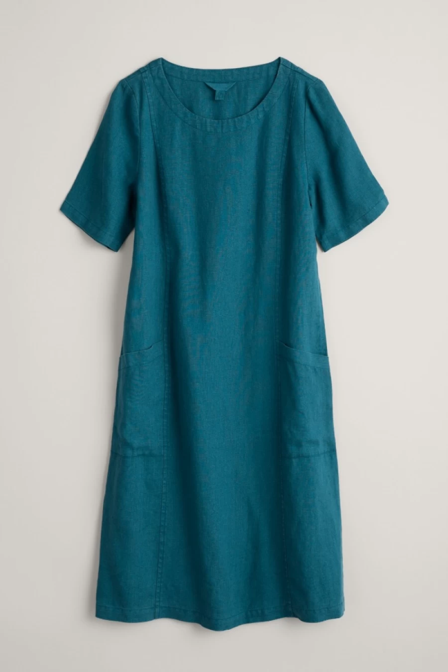 Seasalt Cornwall Women's Dark Eden Linen Dress for Painting Class | Comfortable & Stylish