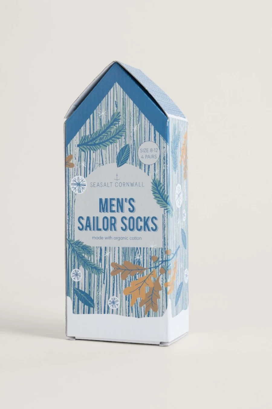 "Seasalt Cornwall Men's Sailor Socks Gift Box Set Of 4"