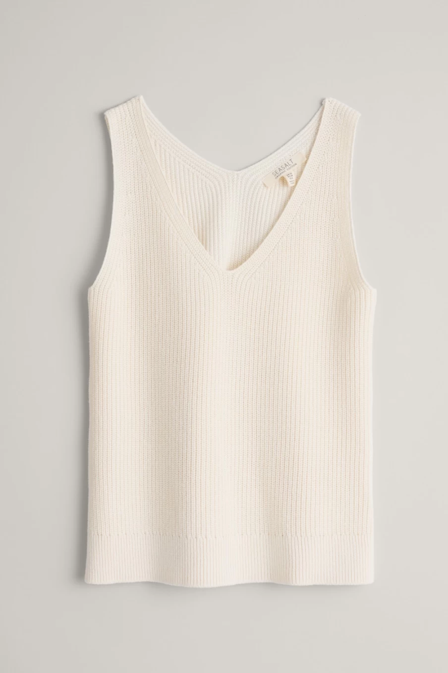 Seasalt Cornwall Women's Organic Cotton Knitted Vest Top - Eco-Friendly Casual Wear