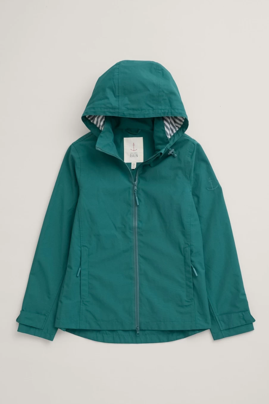 Seasalt Cornwall Women's Lagoon Waterproof Jacket – Lightweight Raincoat for Outdoor Activities