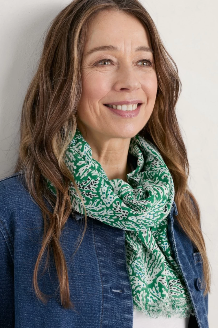 Seasalt Cornwall Women's Ballard Point Soft Cotton Scarf - Lightweight & Stylish Accessory