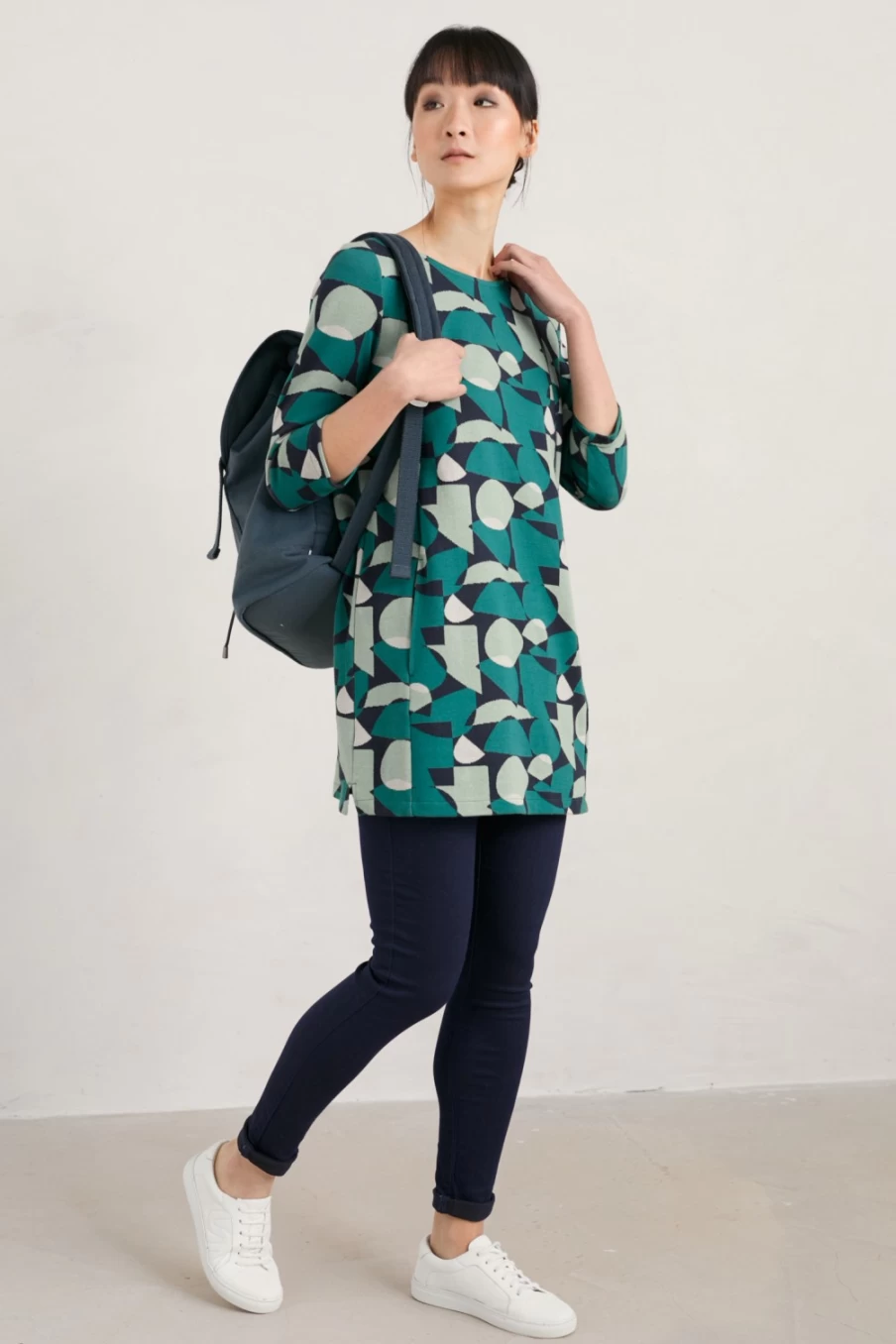 Seasalt Cornwall Women's Light Ray Jersey Tunic Top