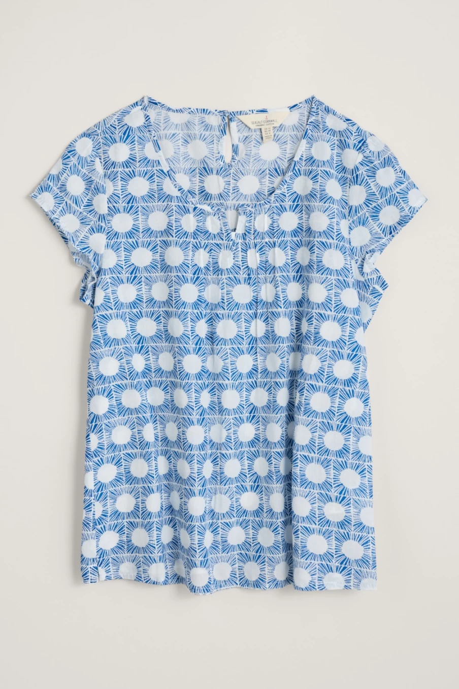 Seasalt Cornwall Women's Garden Gate Cotton Top - Floral Summer Blouse