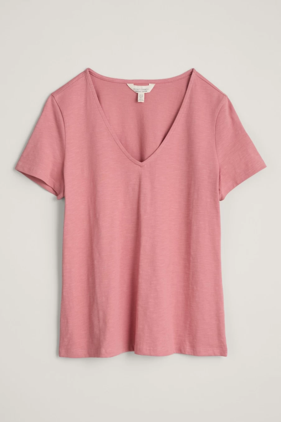 Seasalt Cornwall Women's Talent V-Neck T-Shirt | Soft Cotton Casual Tee