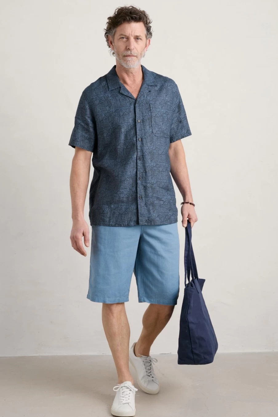 Seasalt Cornwall Men's Lighterman Tie-Waist Casual Shorts for Summer