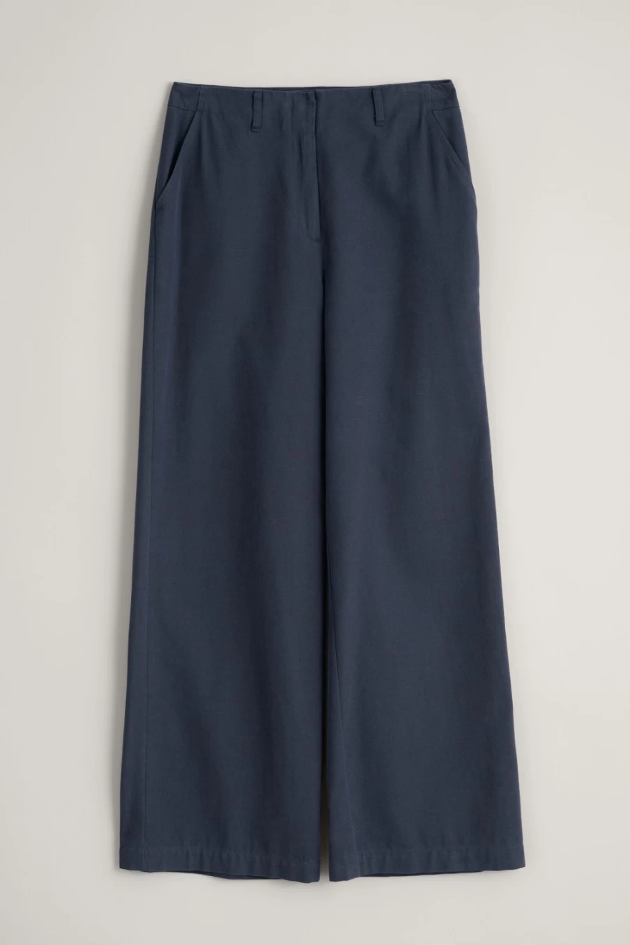 Seasalt Cornwall Women's Maritime Wide Leg Trousers - Lois High Waist Comfort Pants