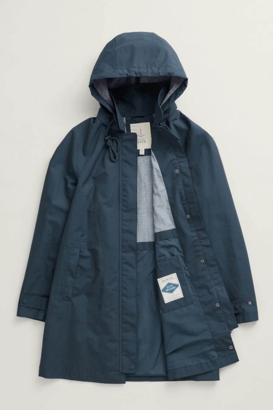 Seasalt Cornwall Women's Cloudburst Waterproof Mac - Lightweight Raincoat for Outdoor Protection
