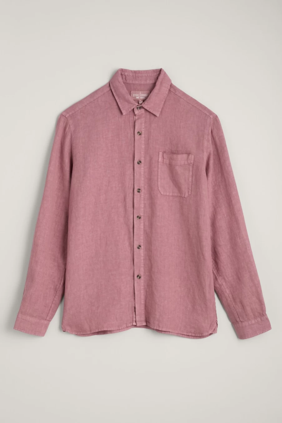 Seasalt Cornwall Men's Curator Linen Shirt – Premium Linen Shirt for Men