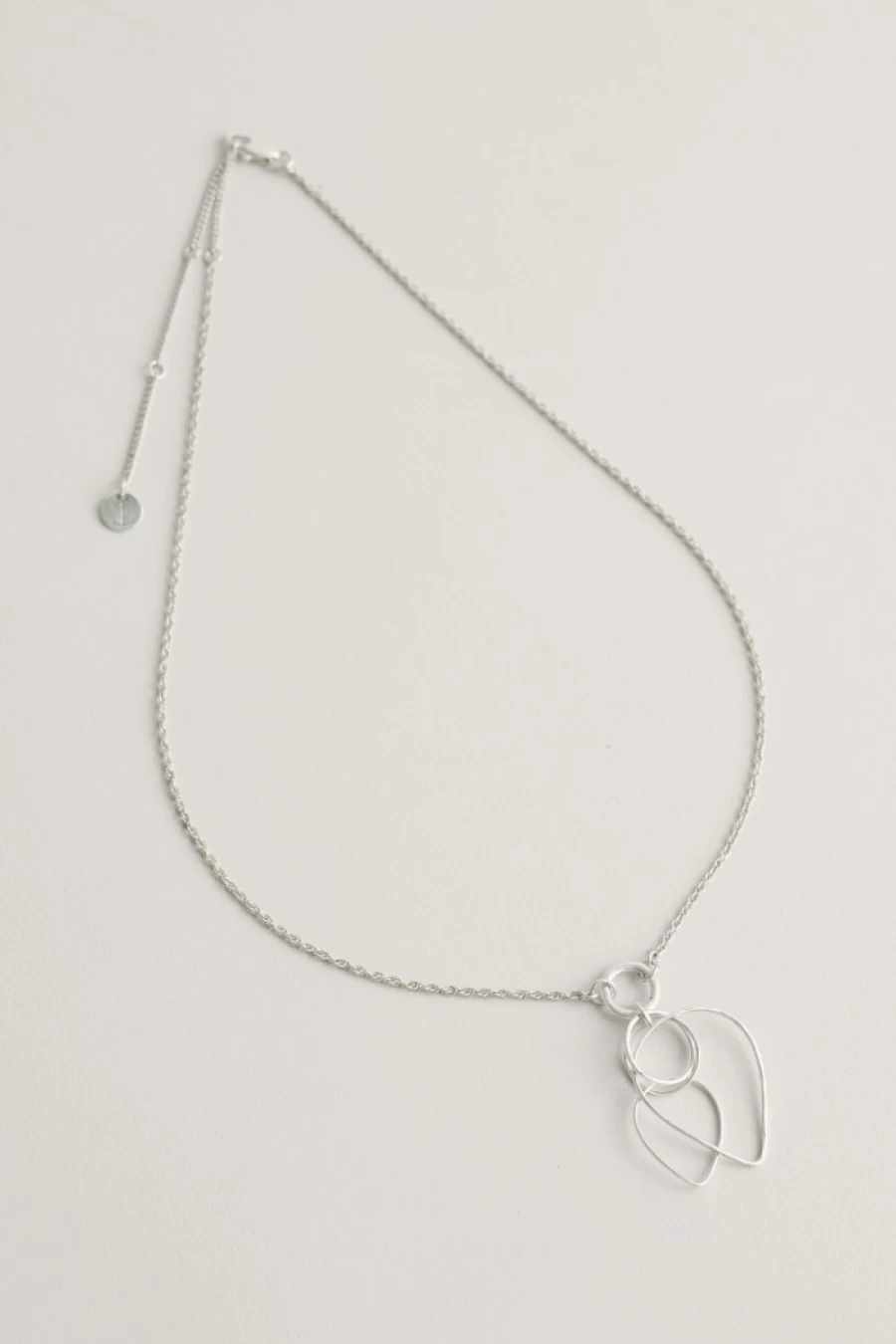 Seasalt Cornwall Women's Leaf Map Pendant Necklace - Elegant Nature-Inspired Jewelry