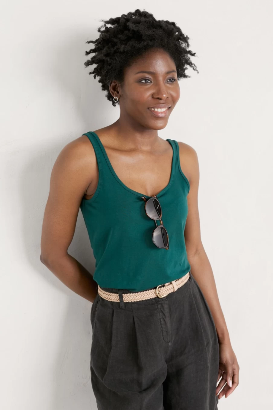 "Seasalt Cornwall Women's Tidal Drift Jersey Vest – Lightweight & Stylish Coastal Wear"