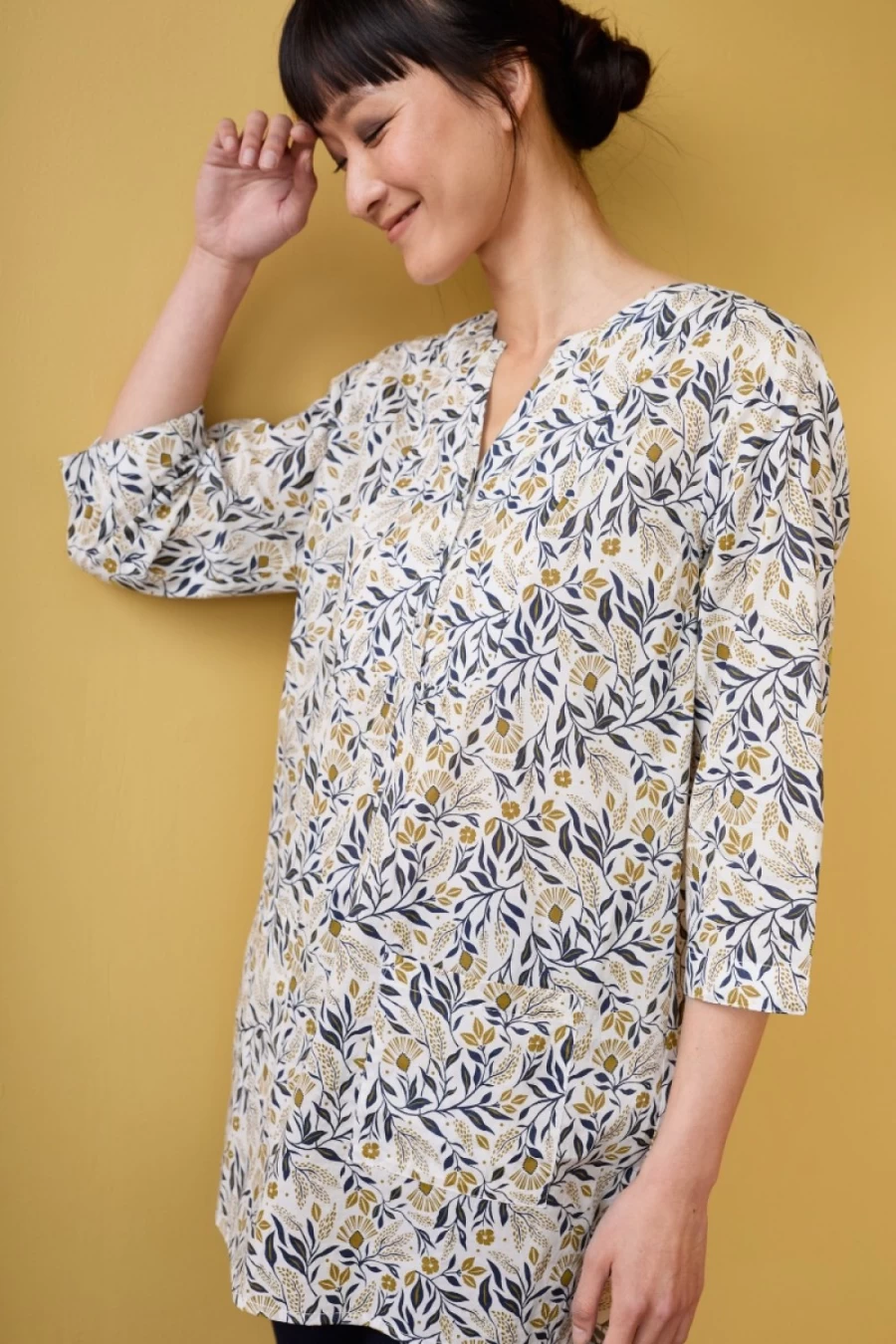 Seasalt Cornwall Women's Aventurier Printed Cotton Tunic Top