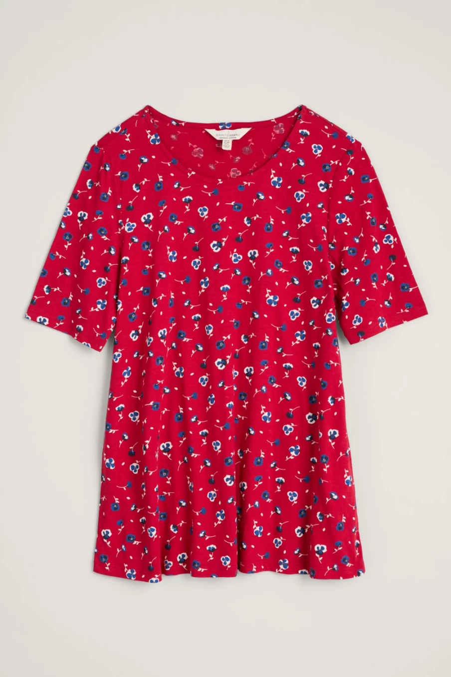 Seasalt Cornwall Women's A-Line Jersey Salt Bell Top