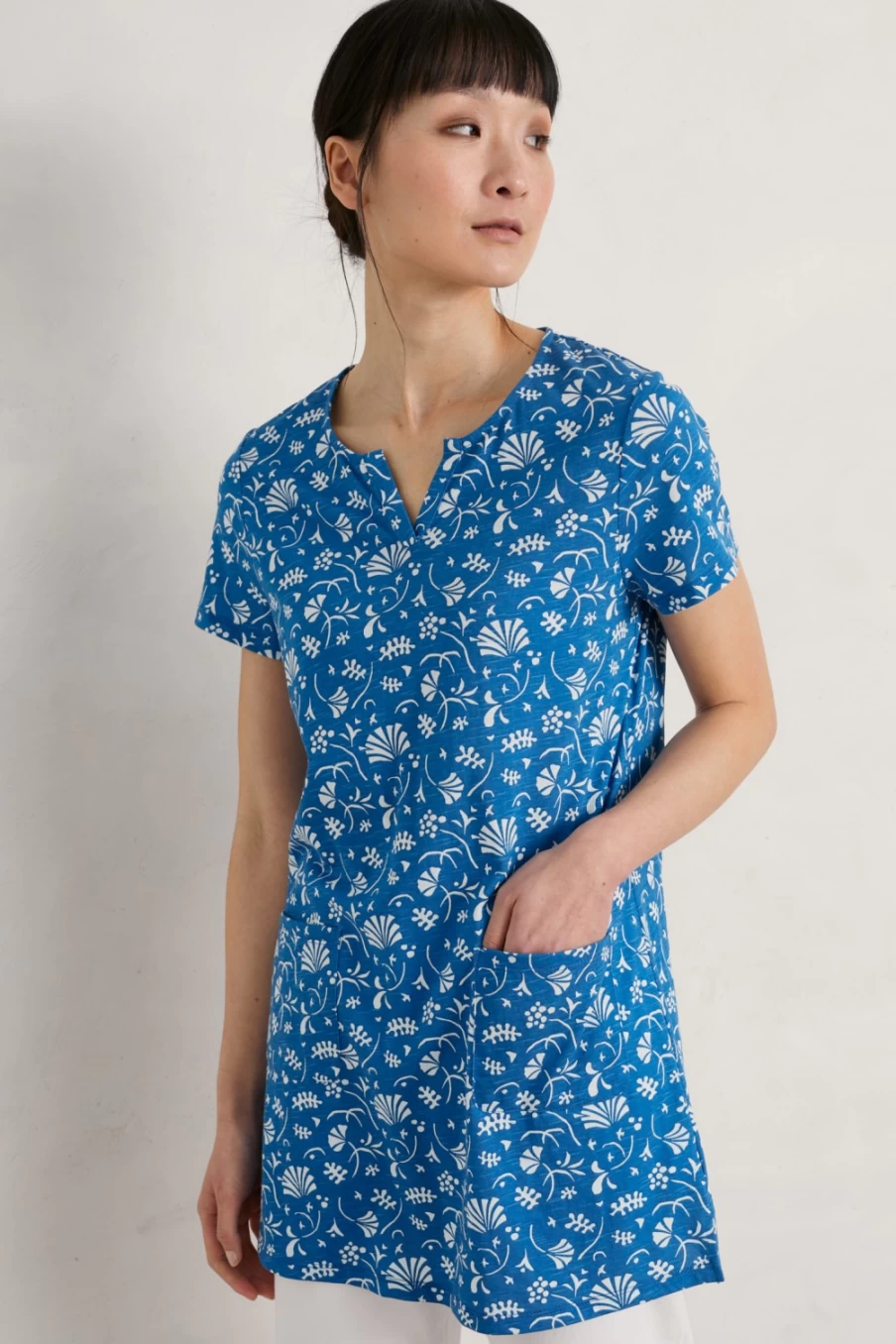 Seasalt Cornwall Women's Artist Palette V-Neck Tunic Top