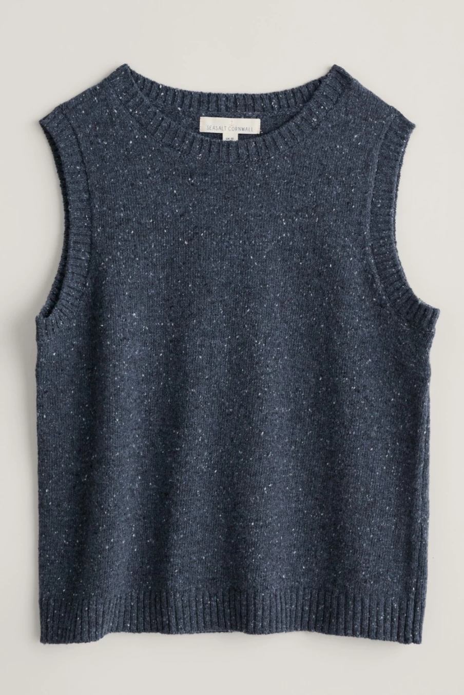Seasalt Cornwall Women's East View Knitted Vest - Lightweight Comfortable Cable Knit Cardigan