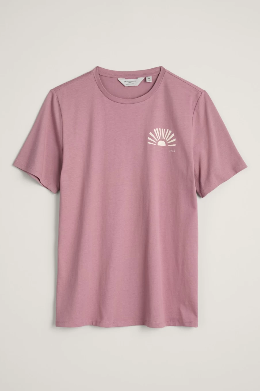 Men's Seasalt Cornwall Organic Cotton T-Shirt in Sunrays Dusky Moor - Sustainable Casual Tee