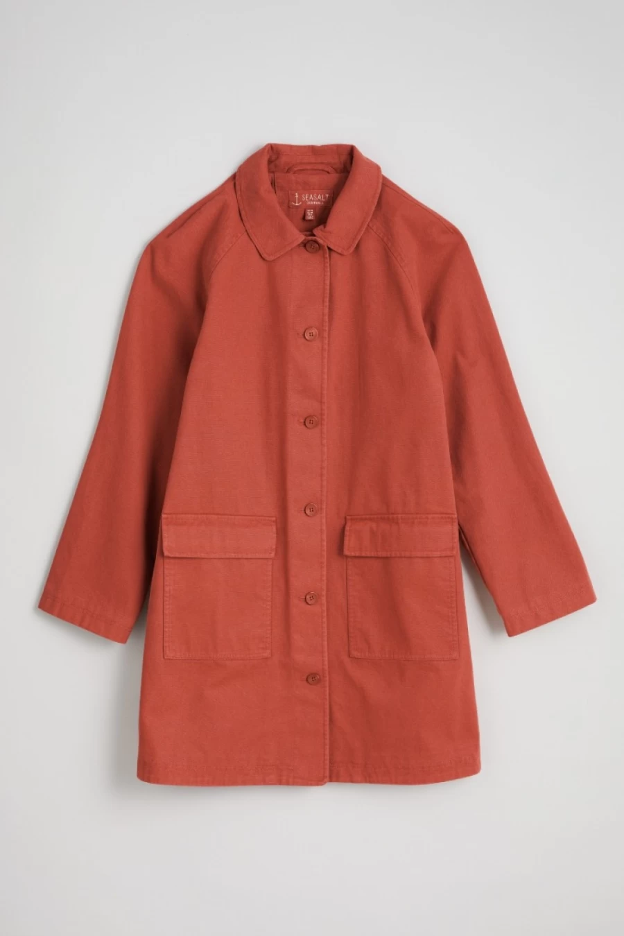 "Seasalt Cornwall Women's Terracotta Roberts Coat"