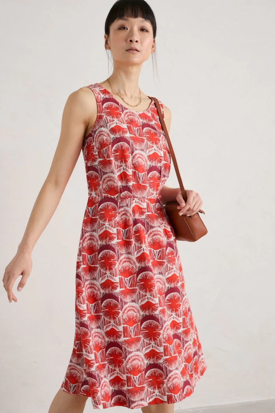 "Seasalt Cornwall Women's Quick Sketch Sleeveless Dress – Lightweight Summer Dress"