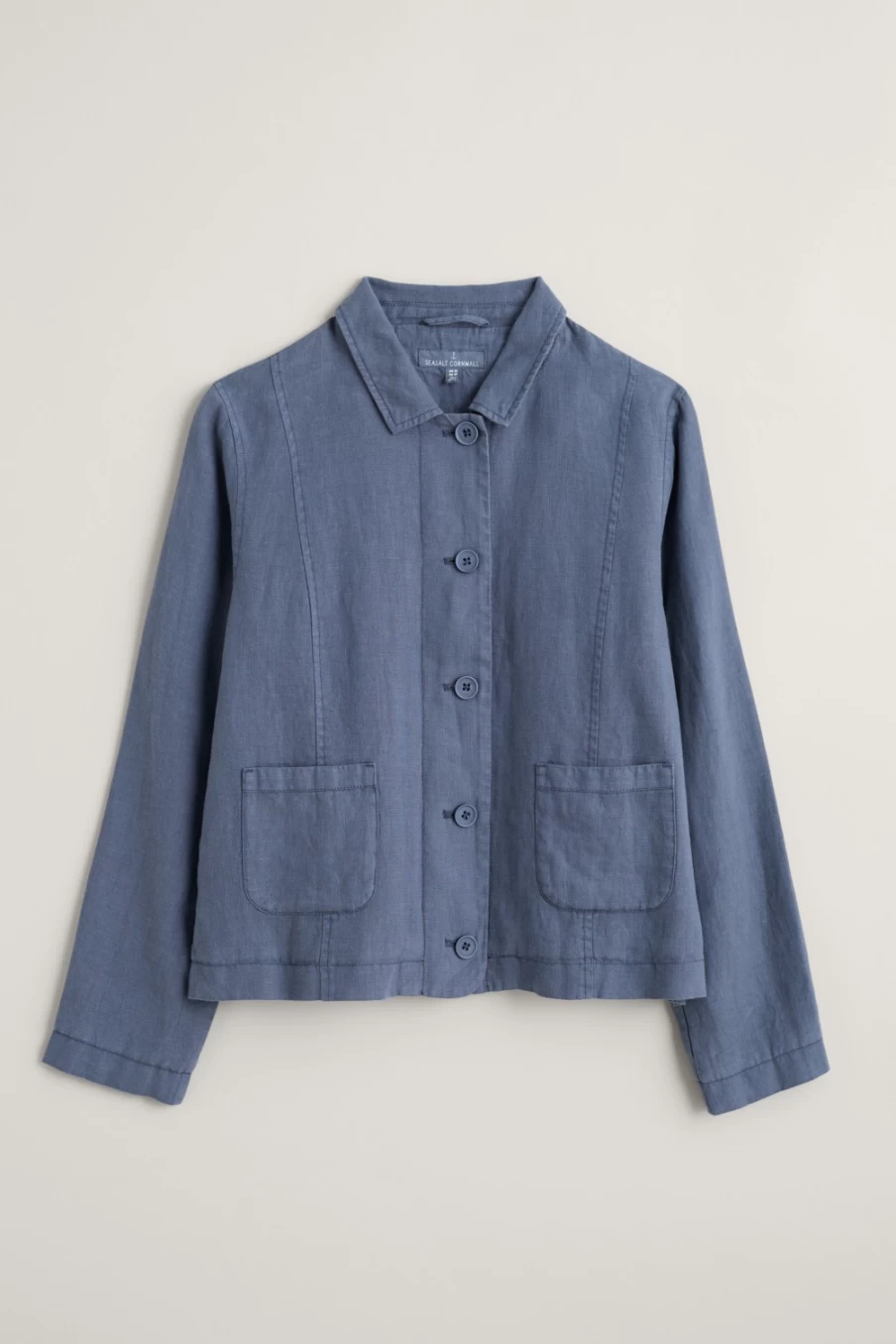 Seasalt Cornwall Women's Arame Linen Jacket – Lightweight Summer Blazer
