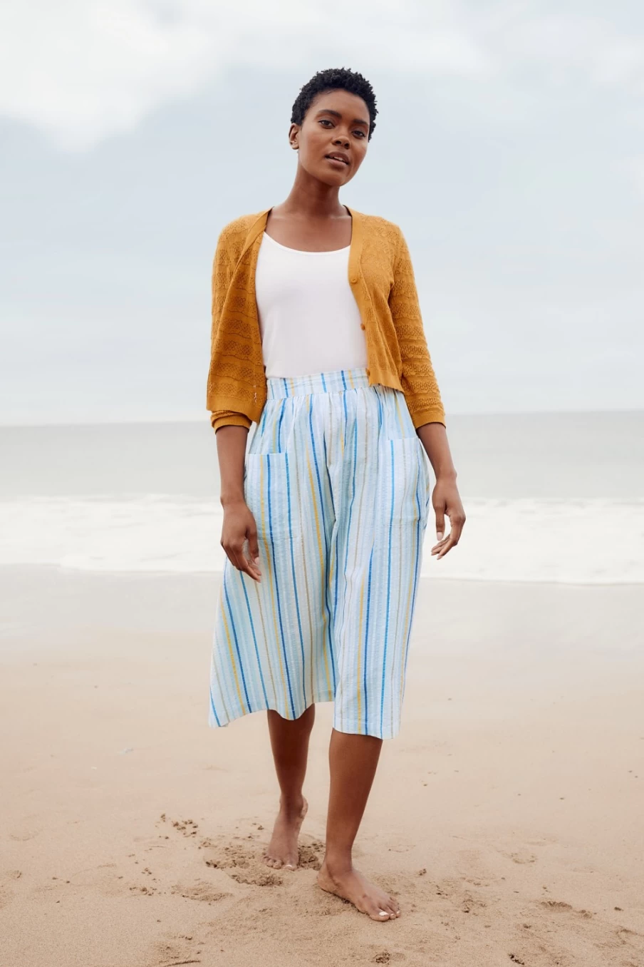 "Seasalt Cornwall Women's Misty Day Skirt in Sea Glass Breeze Color"