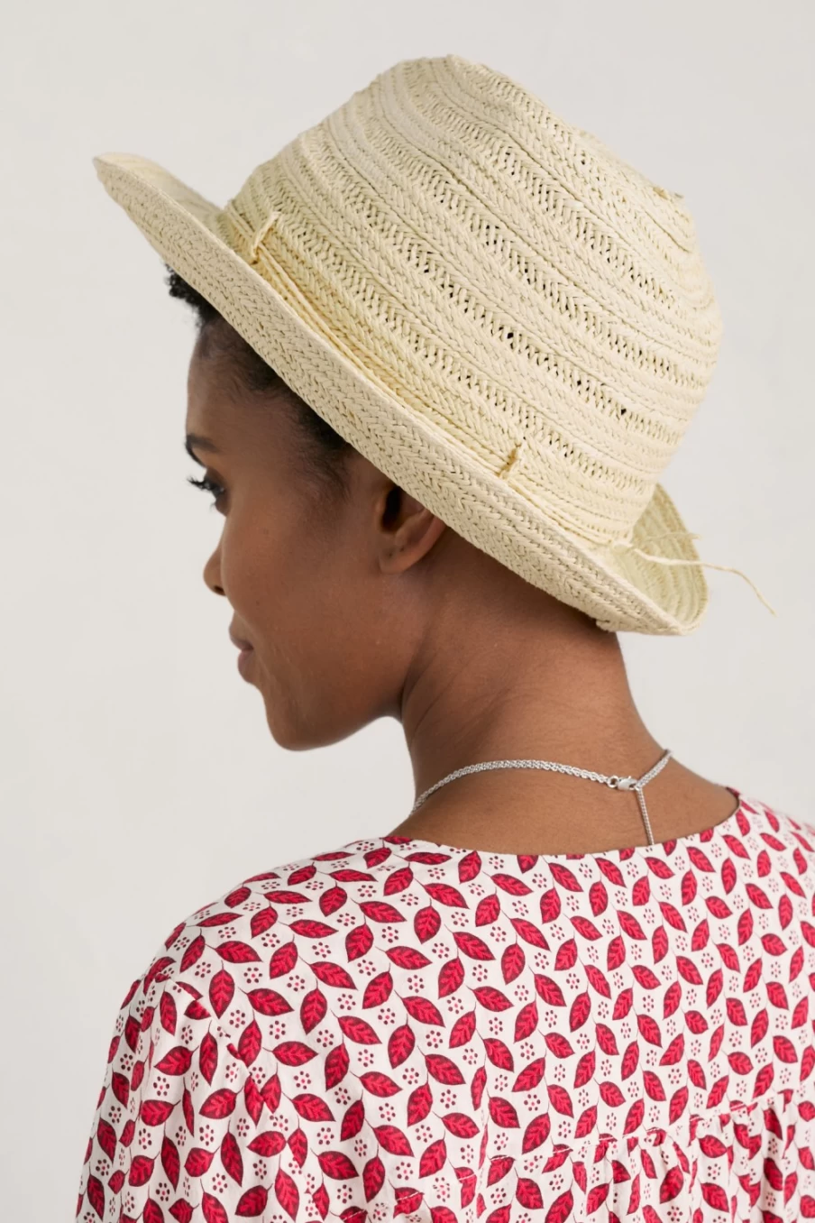 Seasalt Cornwall Women's Natural Fedora Sun Hat – West View Style for UV Protection