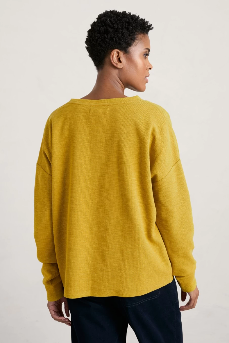 Seasalt Cornwall Women's Dark Hay Cotton Baker Sweatshirt