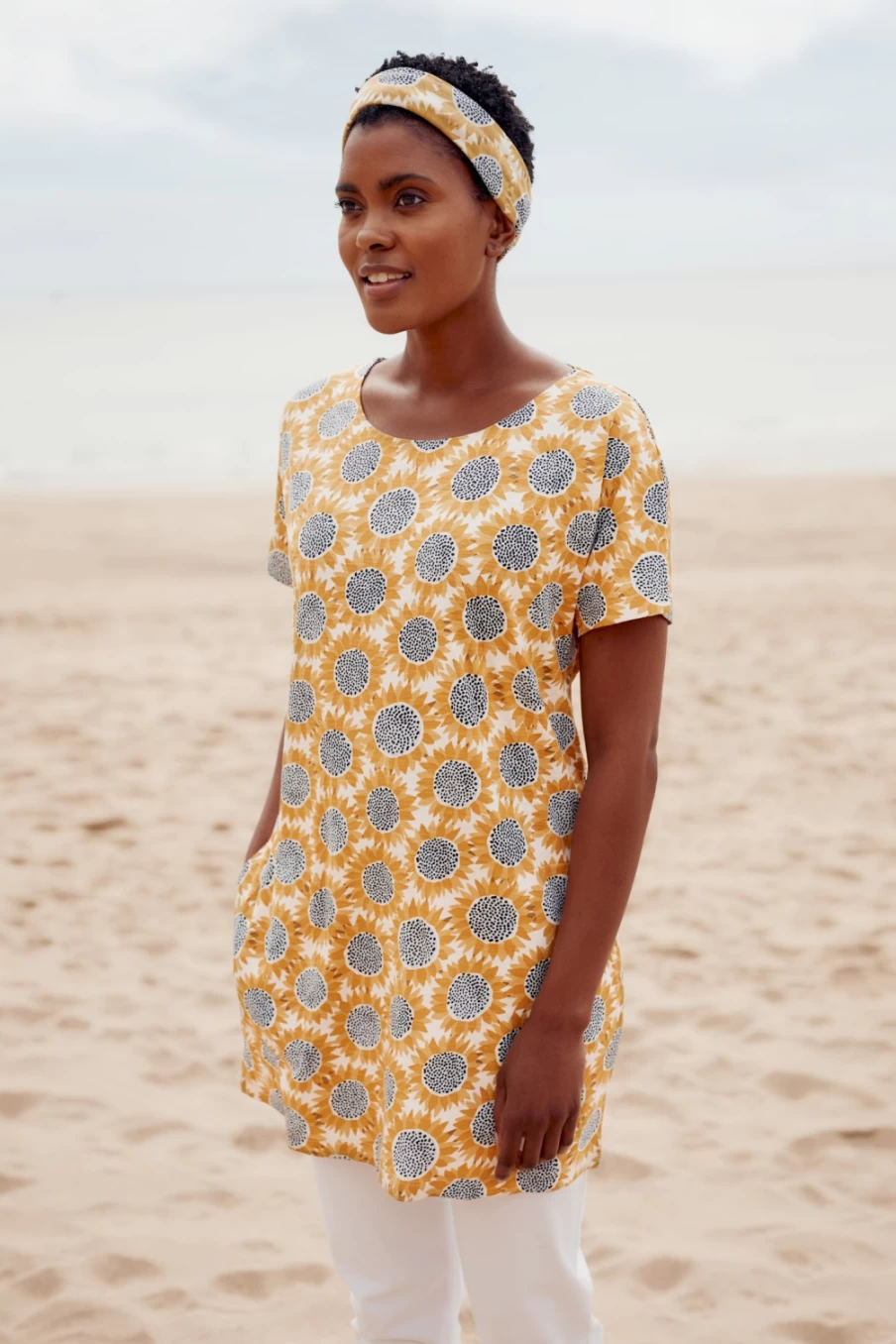 "Seasalt Cornwall Women's Ocean Gaze Jersey Tunic Top"