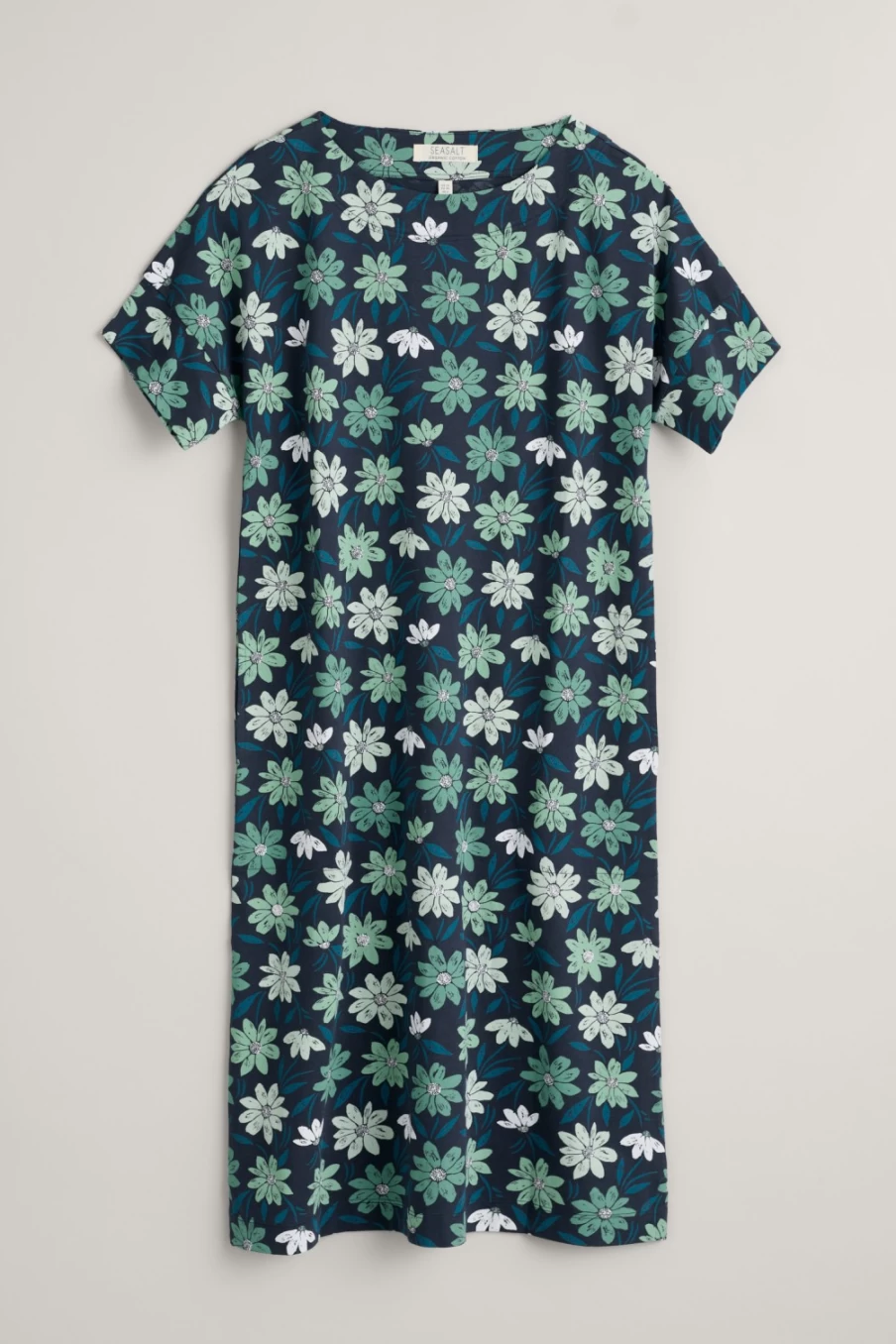 "Seasalt Cornwall Women's Top Shell Jersey Dress – Stylish & Comfortable Summer Dress"