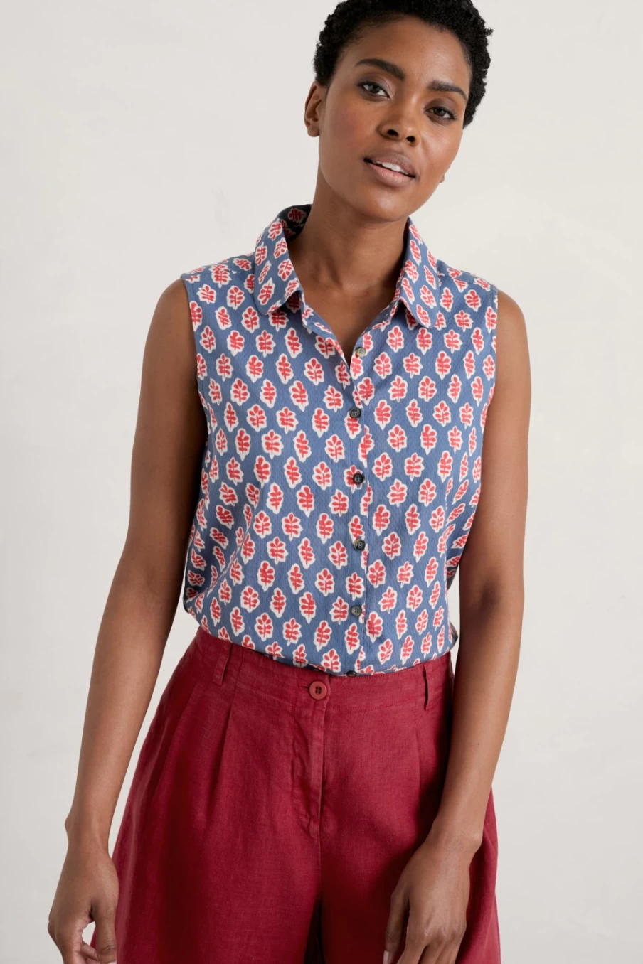 "Seasalt Cornwall Women's Little Kenegie Sleeveless Top"
