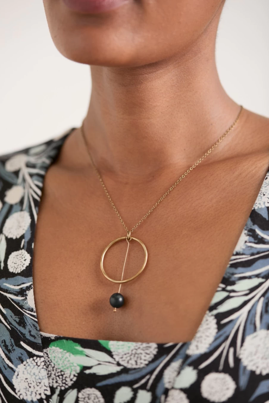 Seasalt Cornwall Women's Viola Olive Gold Slipway Necklace