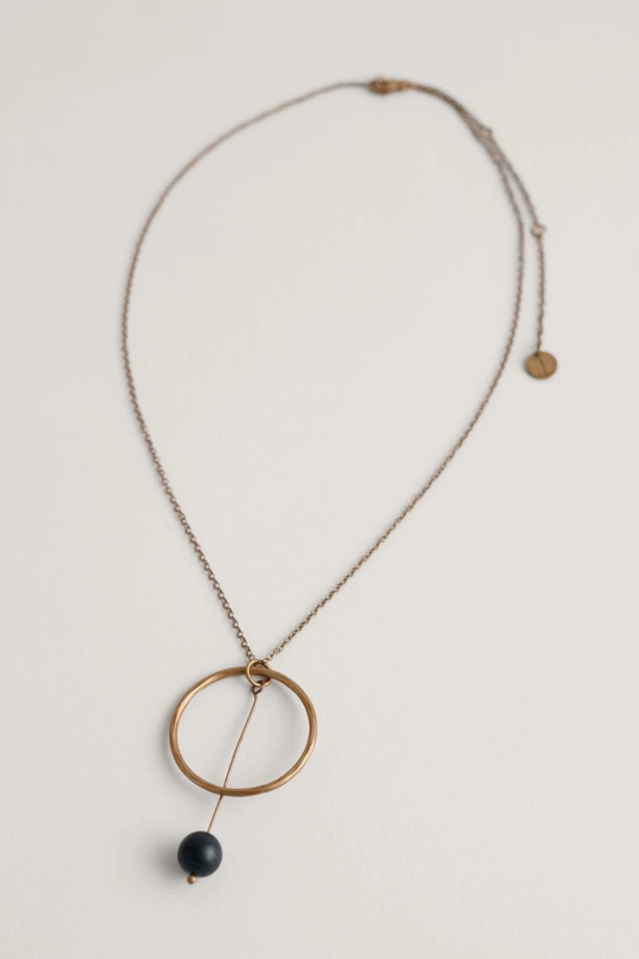 Seasalt Cornwall Women's Viola Olive Gold Slipway Necklace