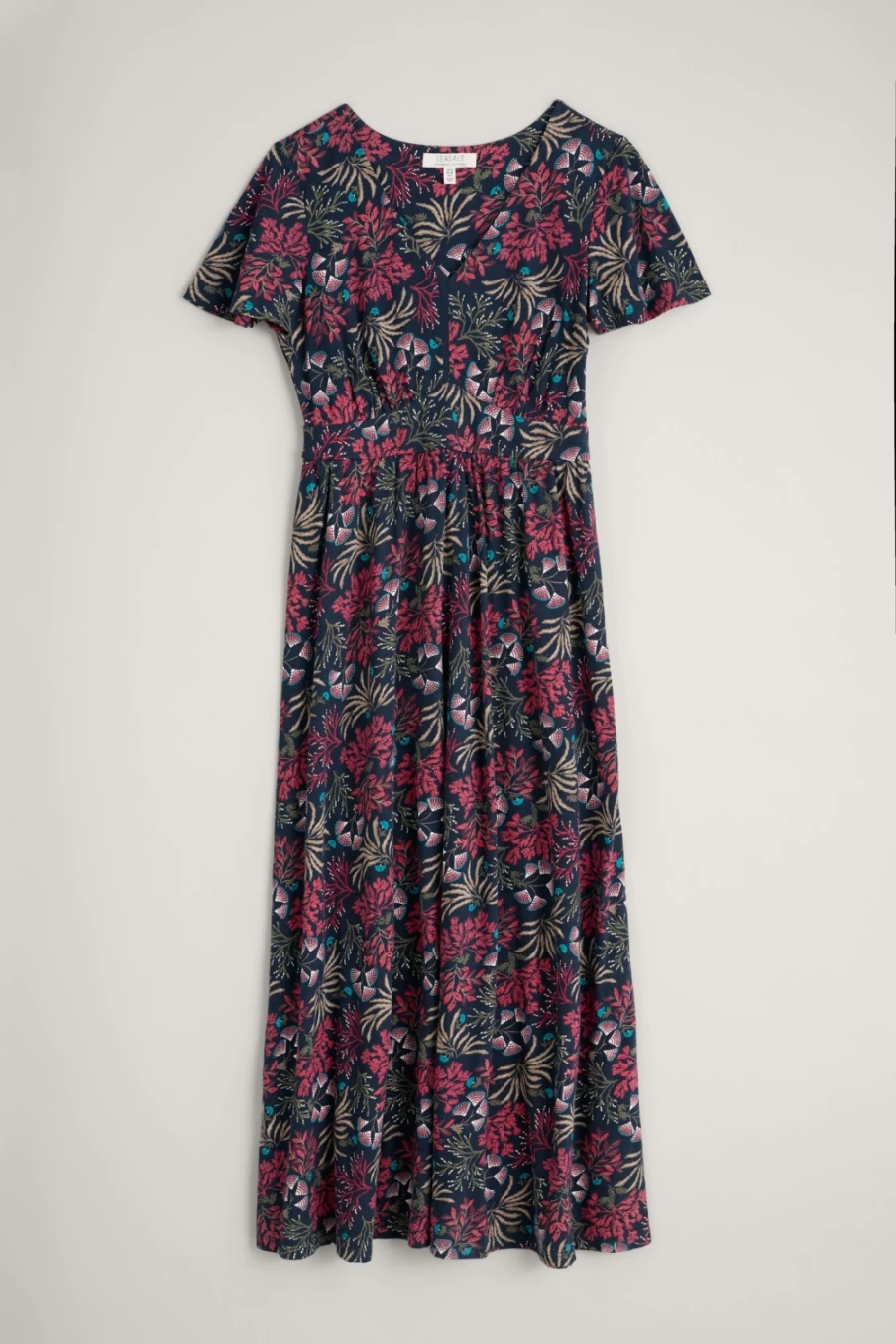 Seasalt Cornwall Women's Chateaux Maxi Dress - Flowy Summer Beach Dress with Vintage Floral Print