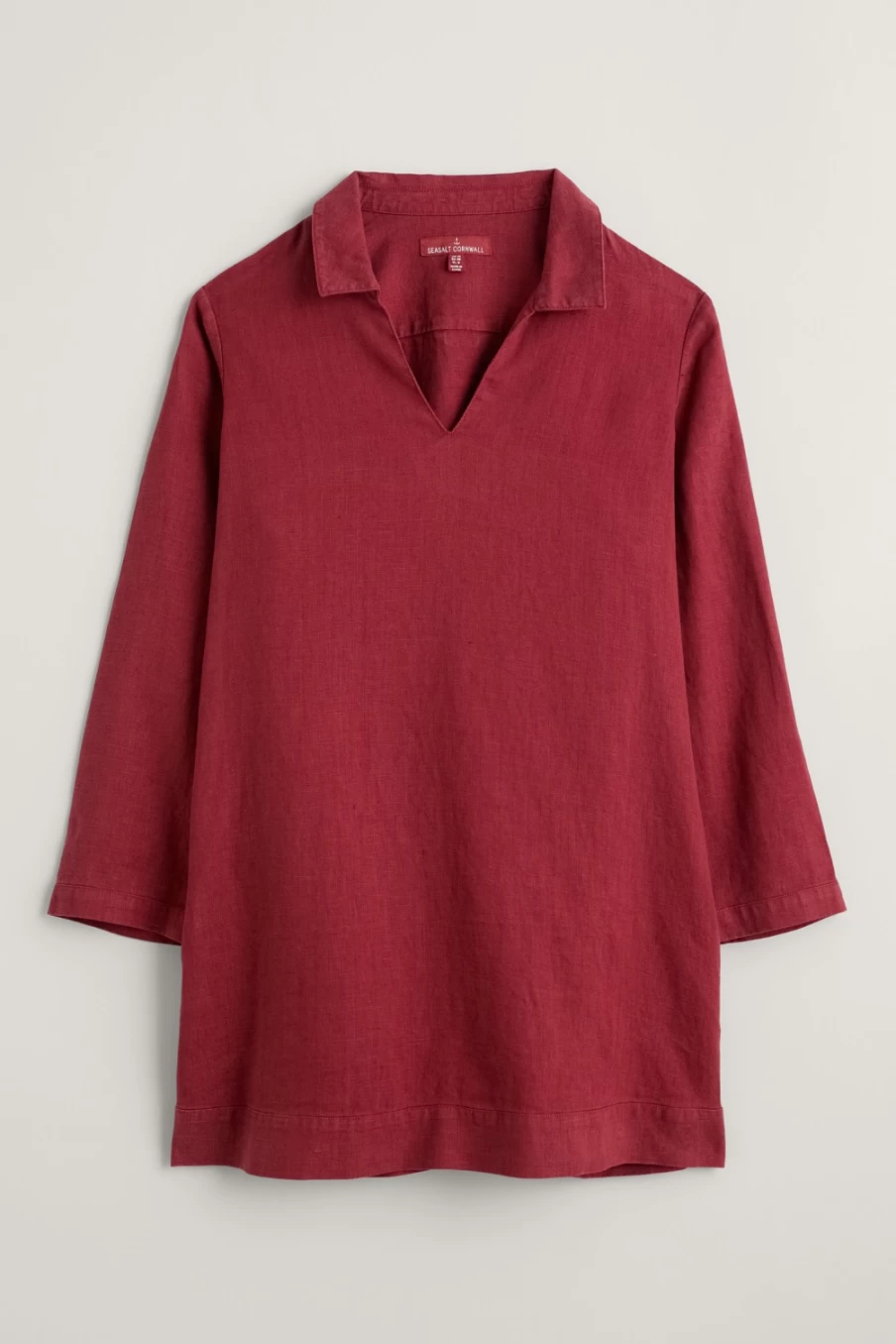 "Seasalt Cornwall Women's Linen Tunic - Lightweight Shallow Layers Summer Top"