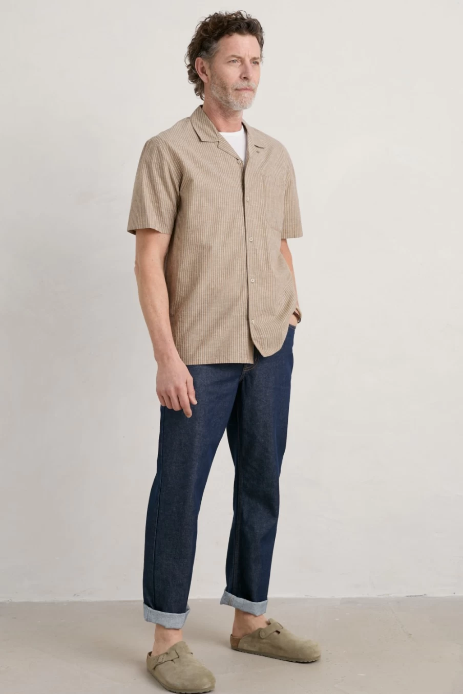Seasalt Cornwall Men's Dark Wash Organic Cotton Straight Leg Jeans